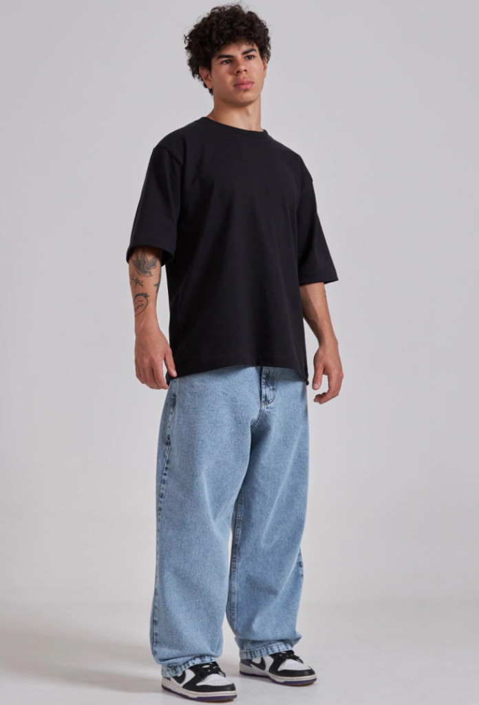 CALÇA BAGGY AZUL TANABASE 3